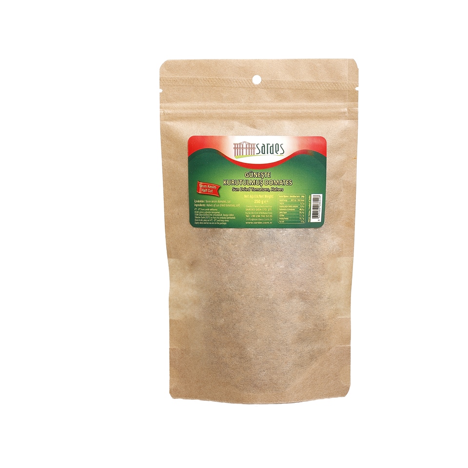 Kurutulmuş Domates Yarım Kesim 250gr