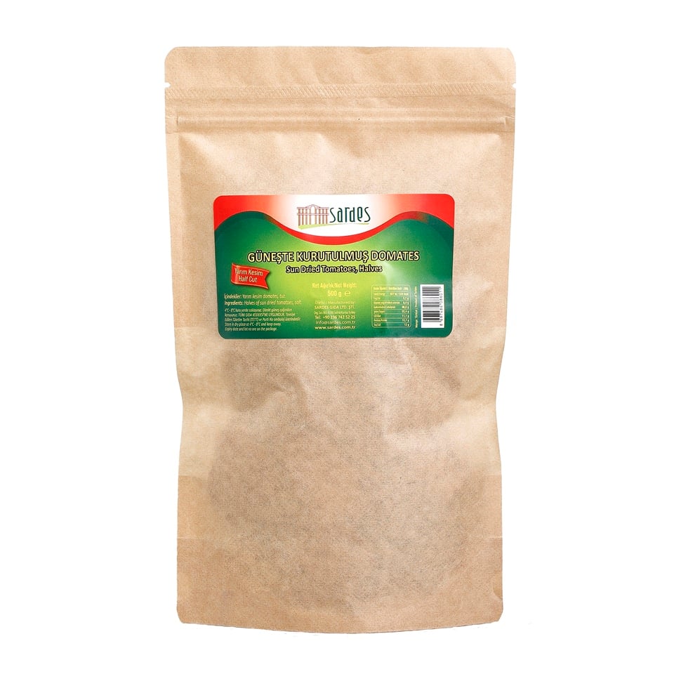 Kurutulmuş Domates Yarım Kesim 500gr