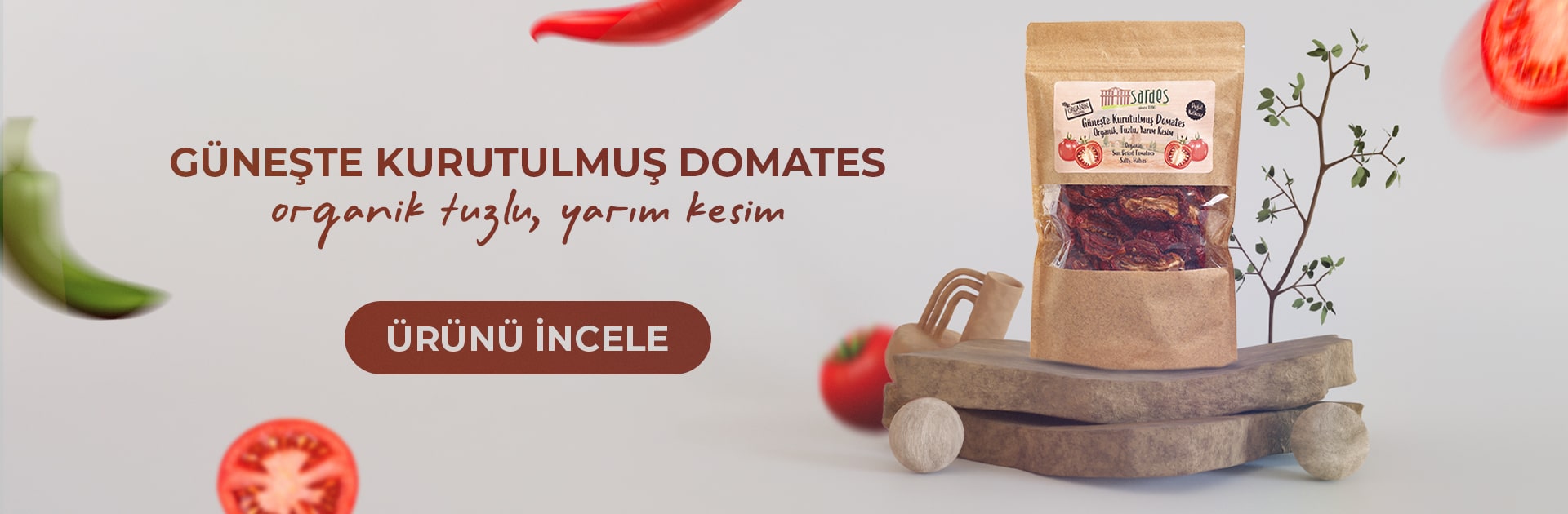 Güneşte Kurutulmuş Domates