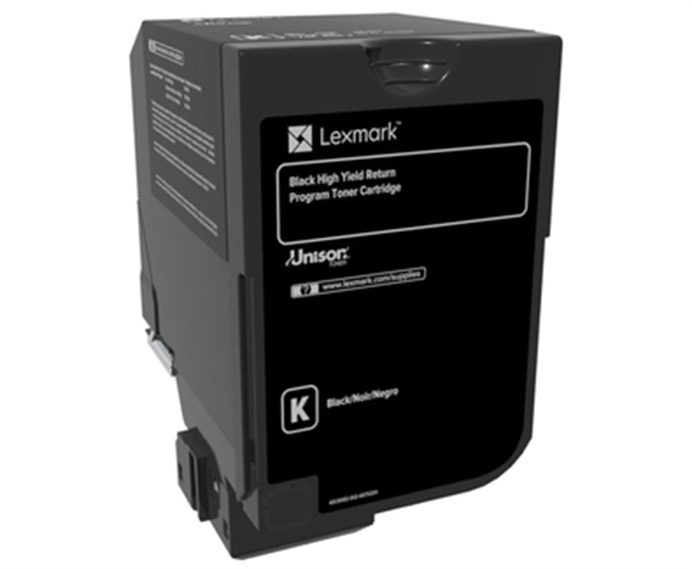 Lexmark 74C5HK0 - Yüksek Kapasiteli Siyah Toner
