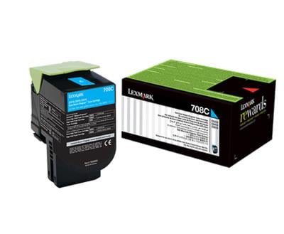 Lexmark 70C80C0 - Mavi Toner