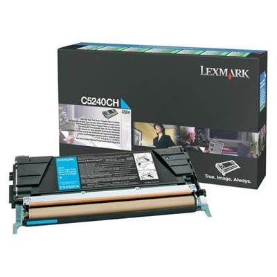Lexmark C5240CH - Yüksek Kapasiteli Mavi Toner