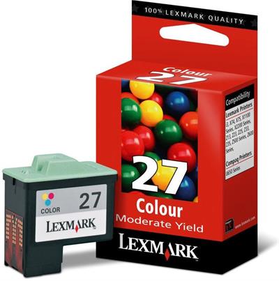 Lexmark 10NX227E - 27 Numaralı 3 Renkli Kartuş