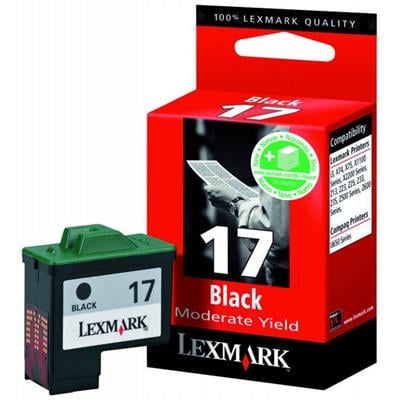 Lexmark 10NX217E - 17 Numaralı Siyah Kartuş