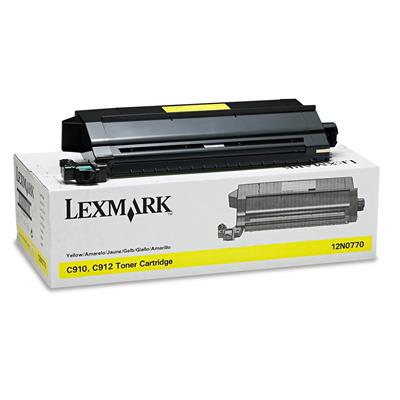 Lexmark 12N0770 - Sarı Toner