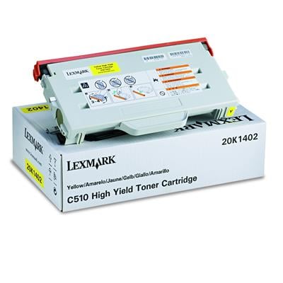 Lexmark 20K1402 - Yüksek Kapasiteli Sarı Toner