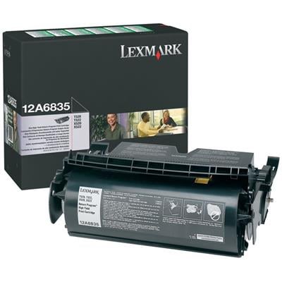 Lexmark 12A6835 - Yüksek Kapasiteli Siyah Toner