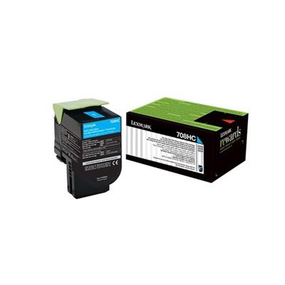 Lexmark 70C8HC0 - Yüksek Kapasiteli Mavi Toner