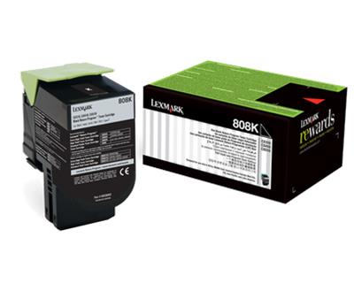 Lexmark 80C80K0 - Siyah Toner