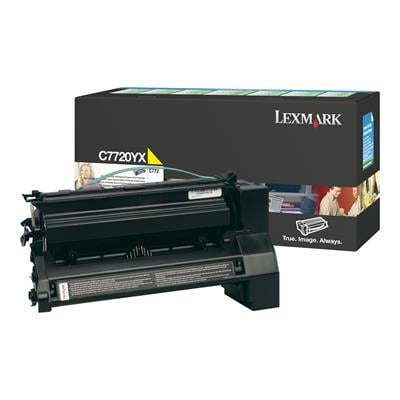 Lexmark C7720YX - Ekstra Yüksek Kapasiteli Sarı Toner