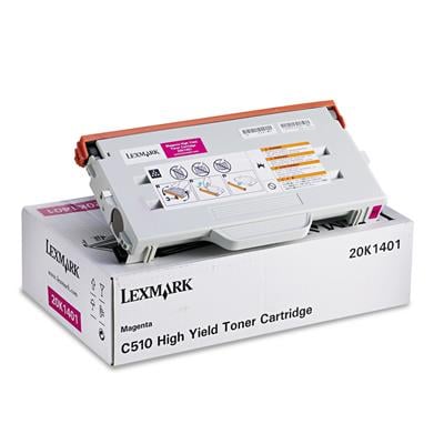 Lexmark 20K1401 - Yüksek Kapasiteli Kırmızı Toner