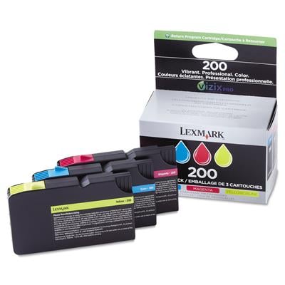 Lexmark 14L0268A - 220 CMY Üçlü Paket Renkli Kartuş Seti