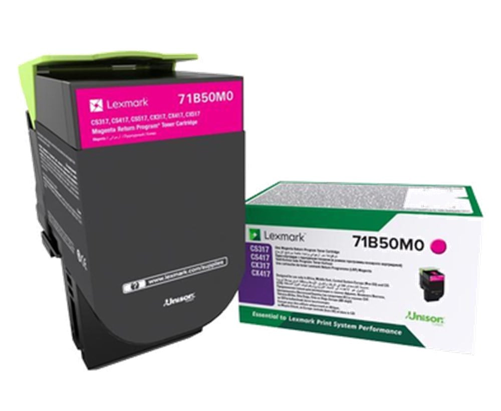 Lexmark 71B50M0 - Kırmızı Toner