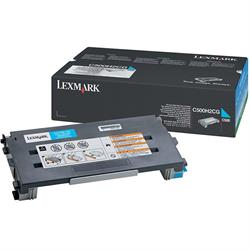 Lexmark C500H2CG - Yüksek Kapasiteli Mavi Toner