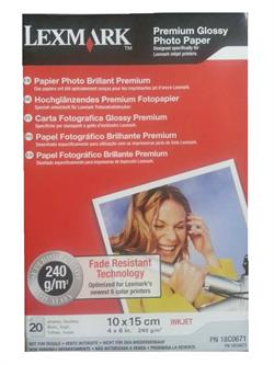 Lexmark Premium Glossy Photo Paper 20