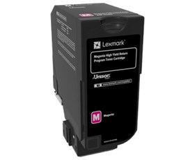 Lexmark 84C5HM0 - Yüksek Kapasiteli Kırmızı Toner