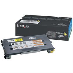 Lexmark C500H2YG - Yüksek Kapasiteli Sarı Toner