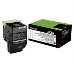 Lexmark 80C8SK0 - Siyah Toner