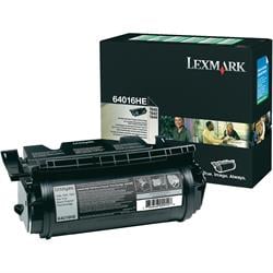 Lexmark 64016HE - Yüksek Kapasiteli Siyah Toner