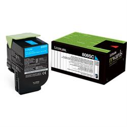 Lexmark 80C8SC0 - Mavi Toner