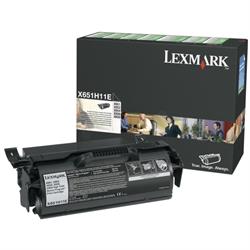 Lexmark X651H11E - Yüksek Kapasiteli Siyah Toner