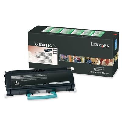 Lexmark X463X11G - Ekstra Yüksek kapasiteli Siyah Toner