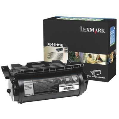Lexmark X644H11E - Yüksek Kapasiteli Siyah Toner