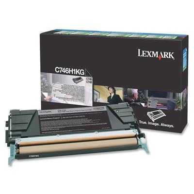 Lexmark C746H1KG - Yüksek Kapasiteli Siyah Toner