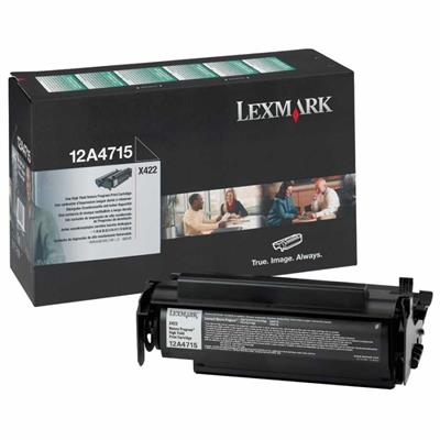 Lexmark 12A4715 - Yüksek Kapasiteli Siyah Toner