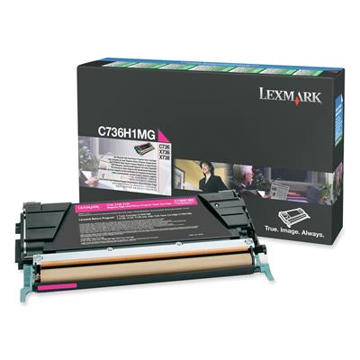 Lexmark C736H1MG - Yüksek Kapasiteli Kırmızı Toner