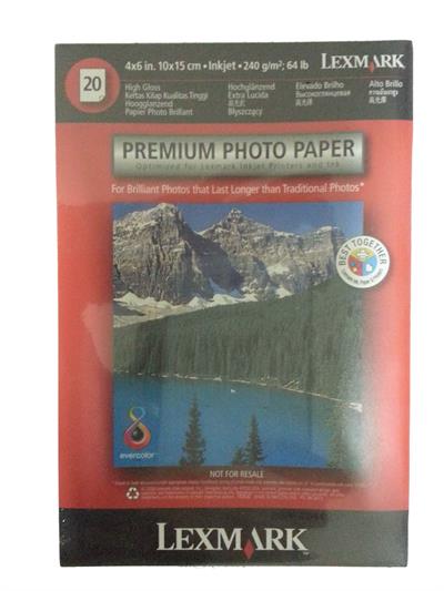 Lexmark Premium Photo Paper 20