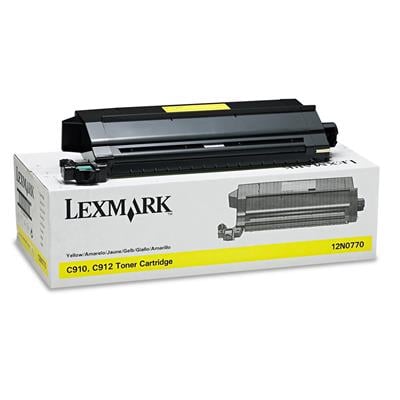 Lexmark 12N0770 - Sarı Toner