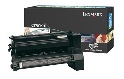 Lexmark C7700KH - Yüksek Kapasiteli Siyah Toner