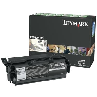 Lexmark X651A11E - Siyah Toner
