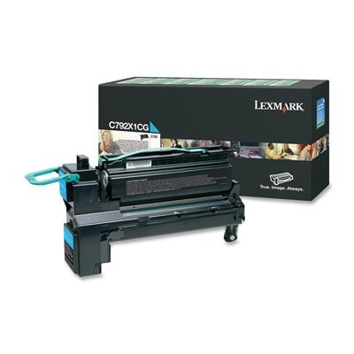 Lexmark C792X1CG - Ekstra Yüksek Kapasiteli Mavi Toner