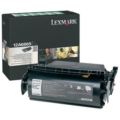 Lexmark 12A6865 - Yüksek Kapasiteli Siyah Toner