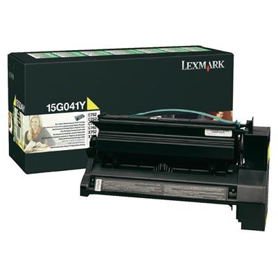 Lexmark 15G041Y - Sarı Toner