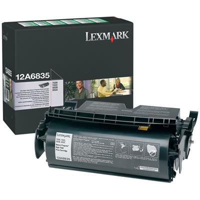 Lexmark 12A6835 - Yüksek Kapasiteli Siyah Toner