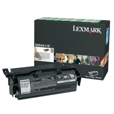 Lexmark X654X11E - Ekstra Yüksek Kapasiteli Siyah Toner
