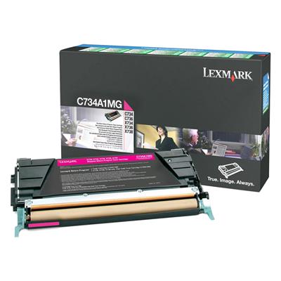 Lexmark C734A1MG - Kırmızı Toner