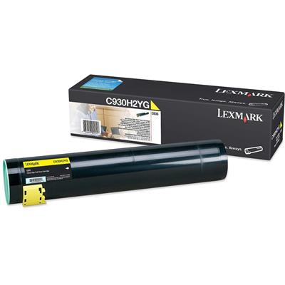Lexmark C930H2YG - Yüksek Kapasiteli Sarı Toner