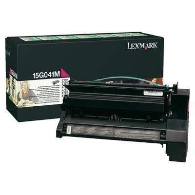 Lexmark 15G041M - Kırmızı Toner