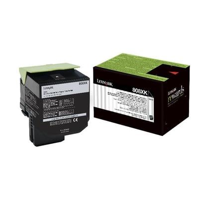 Lexmark 80C8XK0 - Ekstra Yüksek Kapasiteli Siyah Toner
