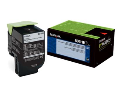 Lexmark 80C8HK0 - Yüksek Kapasiteli Siyah Toner