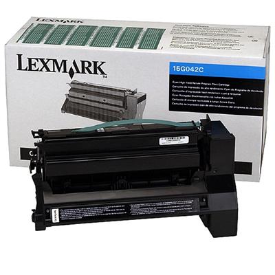 Lexmark 15G042C - Yüksek Kapasiteli Mavi Toner