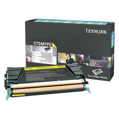 Lexmark C734A1YG - Sarı Toner