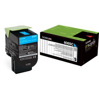 Lexmark 80C8SC0 - Mavi Toner