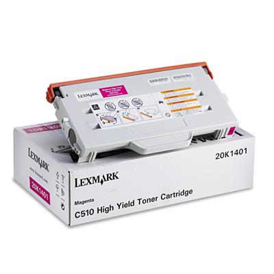 Lexmark 20K1401 - Yüksek Kapasiteli Kırmızı Toner