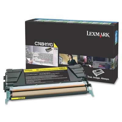 Lexmark C748H1YG - Yüksek Kapasiteli Sarı Toner