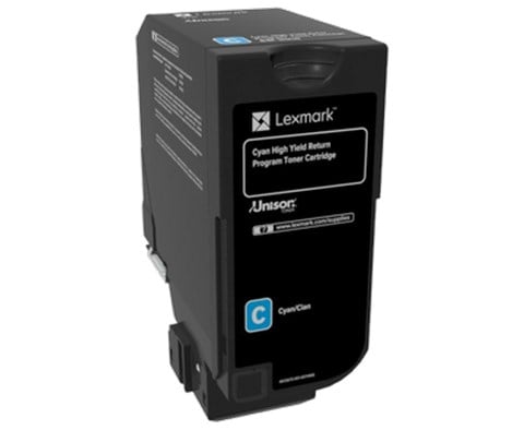 Lexmark 84C5HC0 - Yüksek Kapasiteli Mavi Toner